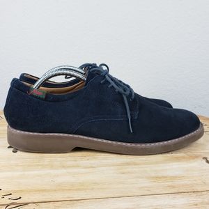 407000 GH Bass PASADENA BUCK II navy suede derby 10